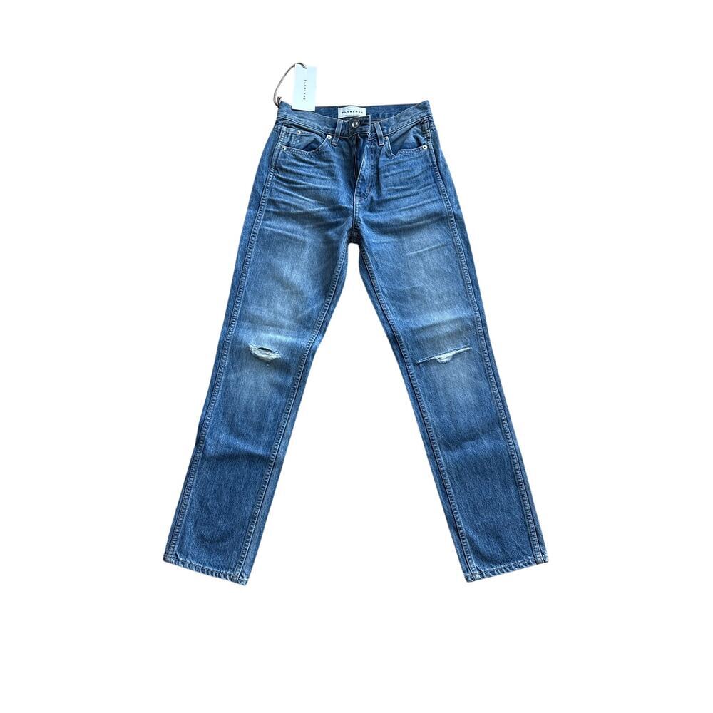 NWT SLVRLAKE London High Rise Straight Jeans Size 25 Old Habits Die Hard $329